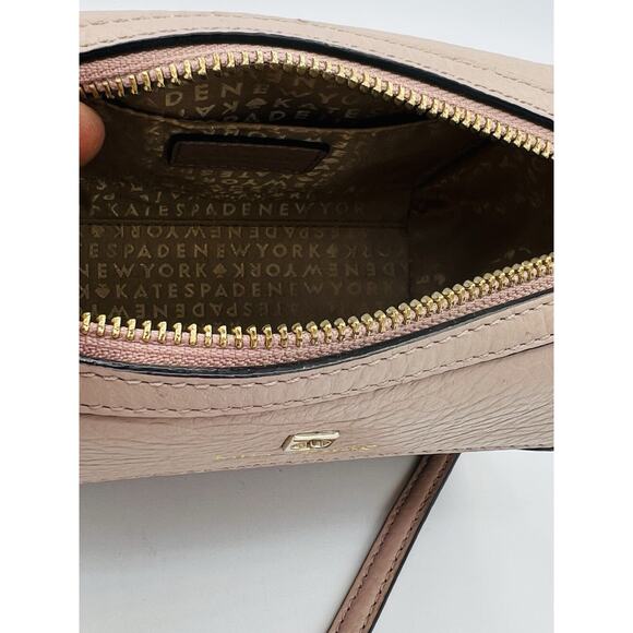 Kate Spade Crossbody / Shoulder Bag Perri Lane Bubbles LooLoo Leather Degas Sand - Picture 8 of 11